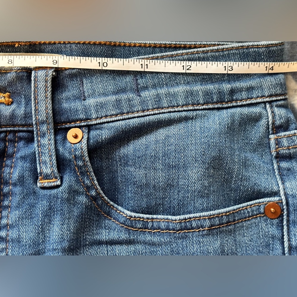 Madewell Cali Demi Boot Jeans Back-Seam Edition Released Raw Hem Size 28 - Picture 10 of 13